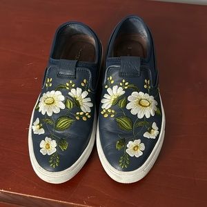 Mark Nason blue flower power sneaker
